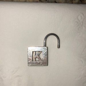 Tiffany and Co. K Charm for Bracelet